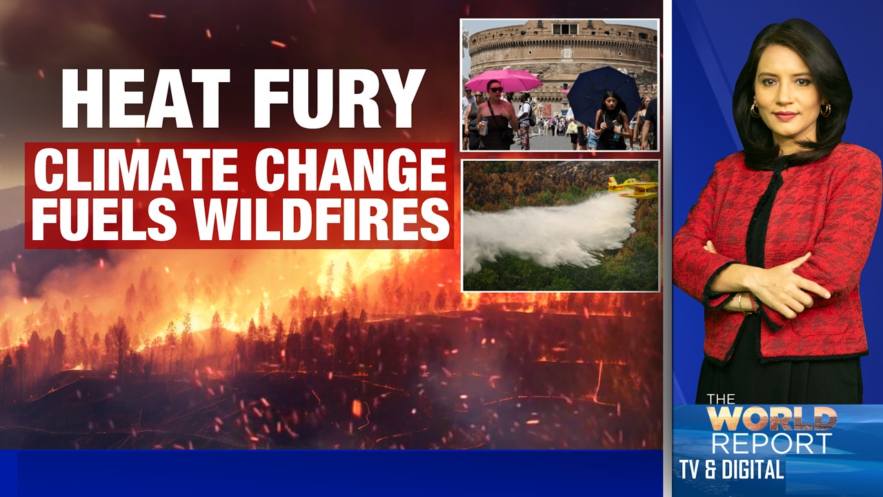 Fires, Heat, And Drought: Climate Change Fuels Wildfires In Europe