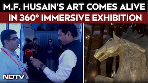 M.F. Husain's Art Comes Alive in 360&deg; Immersive Exhibition | Exclusive NDTV Tour