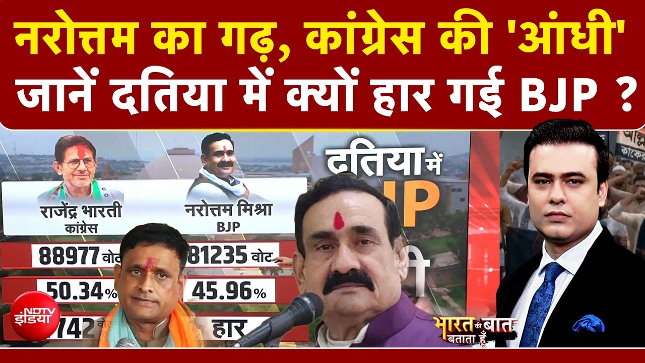 : नरोत्तम का गढ़, कांग्रेस की 'आंधी' दतिया में क्यों हार गई बीजेपी?