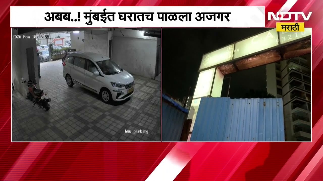 Andheri| गुंदवलीत घरात पाळला अजगर, वनविभागाची कारवाई, तस्करीचा होता प्लान? याचा पुढील तपास सुरु