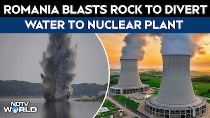Romania Uses Explosive To Redirect Water From Drought-Hit Danube To Nuclear Reactor