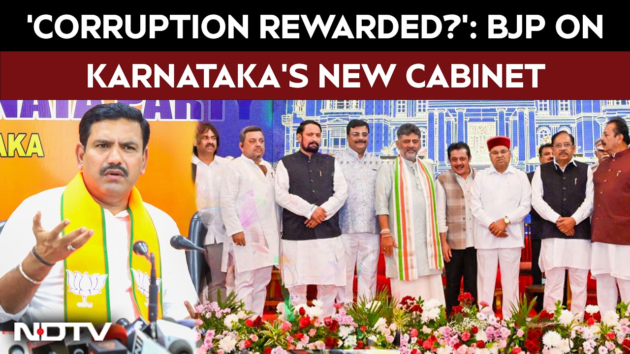 'Cabinet Rewards Corruption': BJP Slams Karnataka's New Ministers, Questions No Women Representation