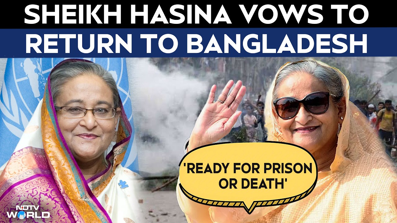 Ex-Bangladesh PM Hasina May Face Public For 1st Time Since Ouster On Wednesday