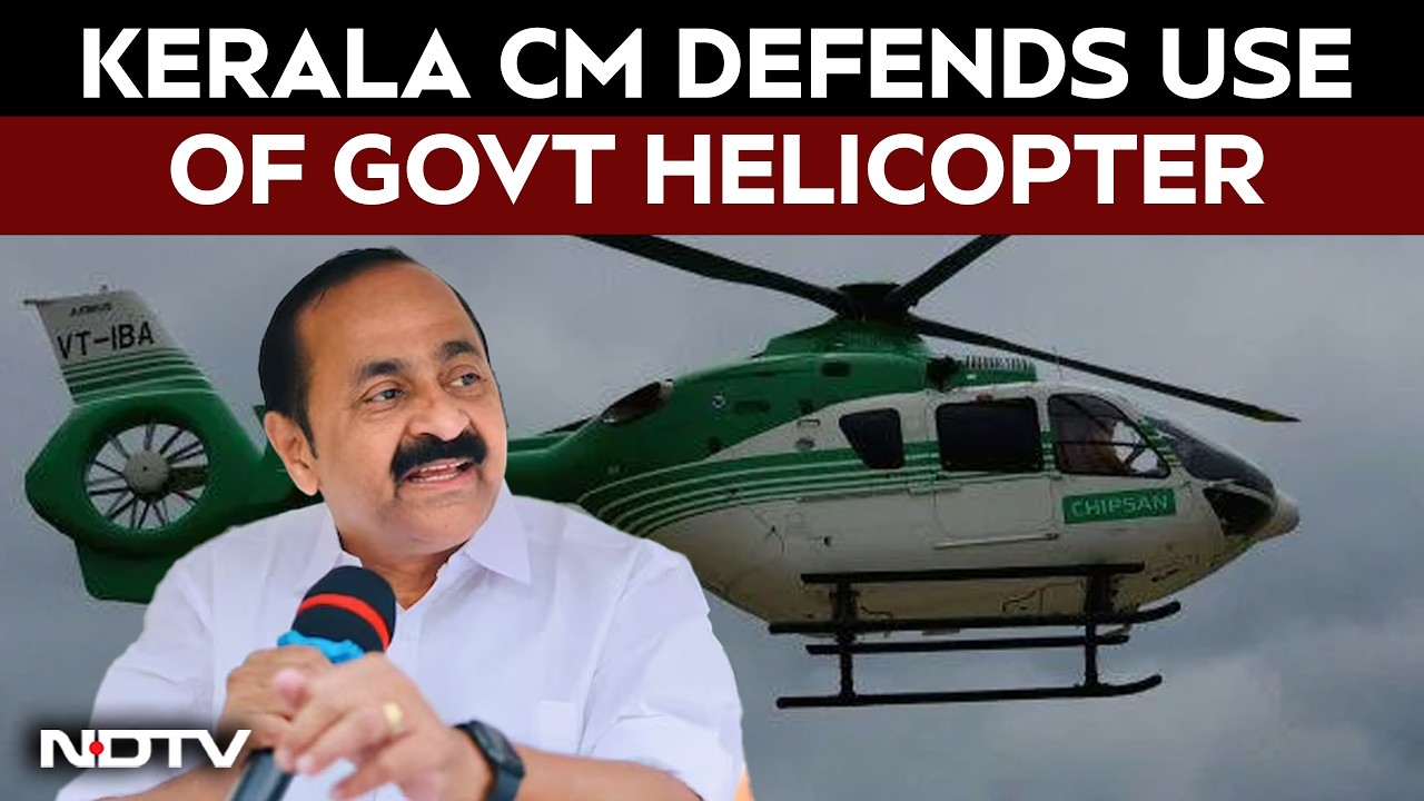 Kerala Chief Minister VD Satheesan Defends Chopper Use, Hits Back At Left Over Flood Criticism