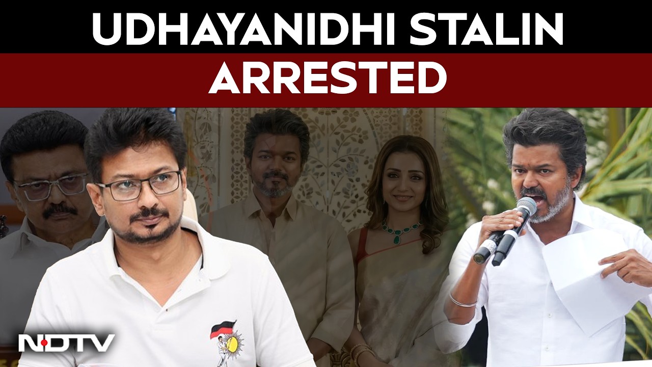 Udhayanidhi Stalin Arrested From His Home Over Remarks Against Actor Trisha