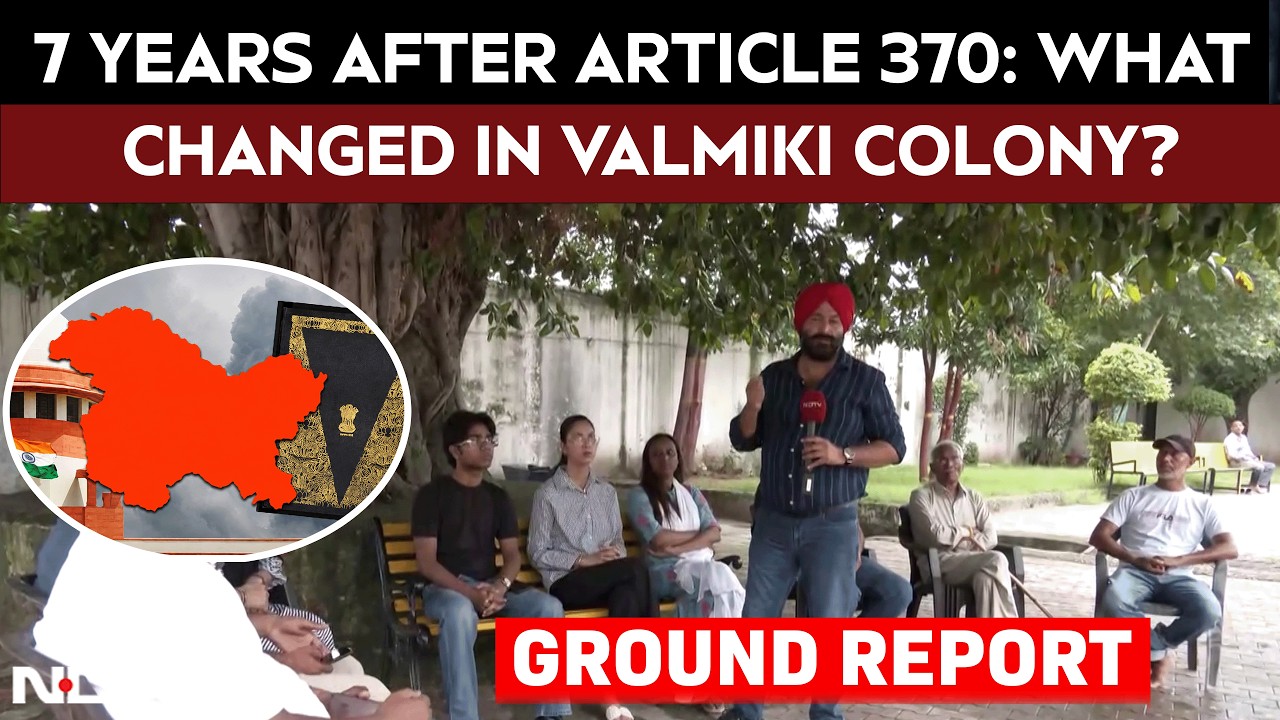 Seven Years After Article 370: What Has Changed In Valmiki Colony?