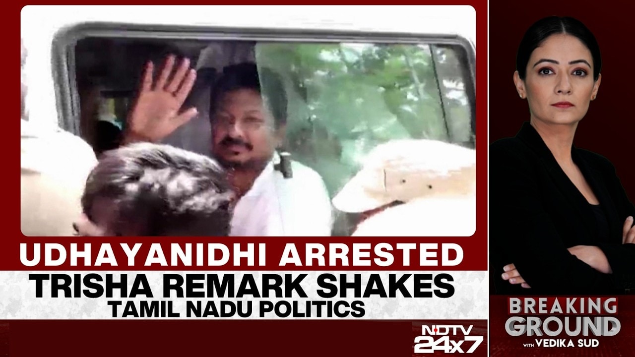 'Fight It Legally': Udhayanidhi Stalin After Arrest In Trisha Remarks Case