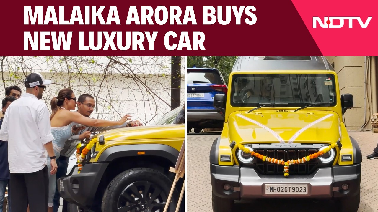 Malaika Arora Buys Mahindra Thar ROXX STAR EDN, Performs Puja