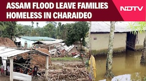 Homes Washed Away, Displaced Families Take Shelter On Higher Ground In Charaideo