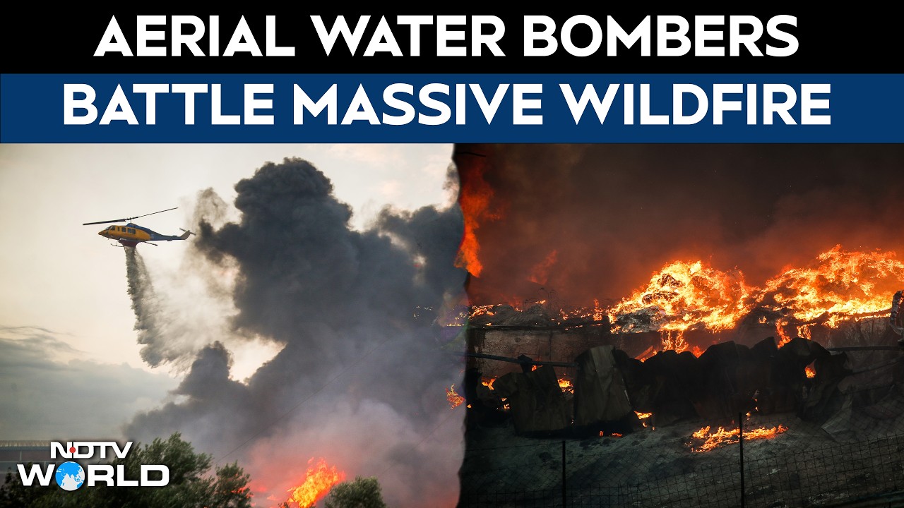 Massive Fire Near Athens Triggers Emergency Response