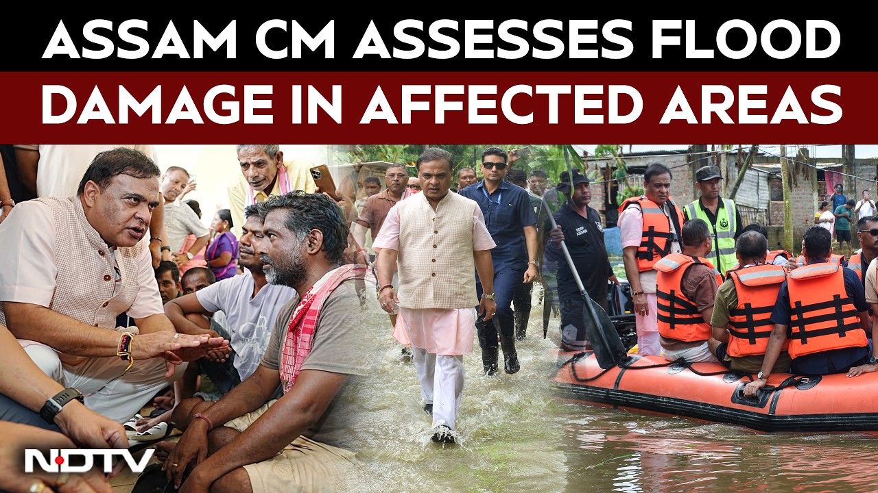 Assam Floods | CM Himanta Visits Flood-Hit Sivasagar, Charaideo, Meets Affected Families