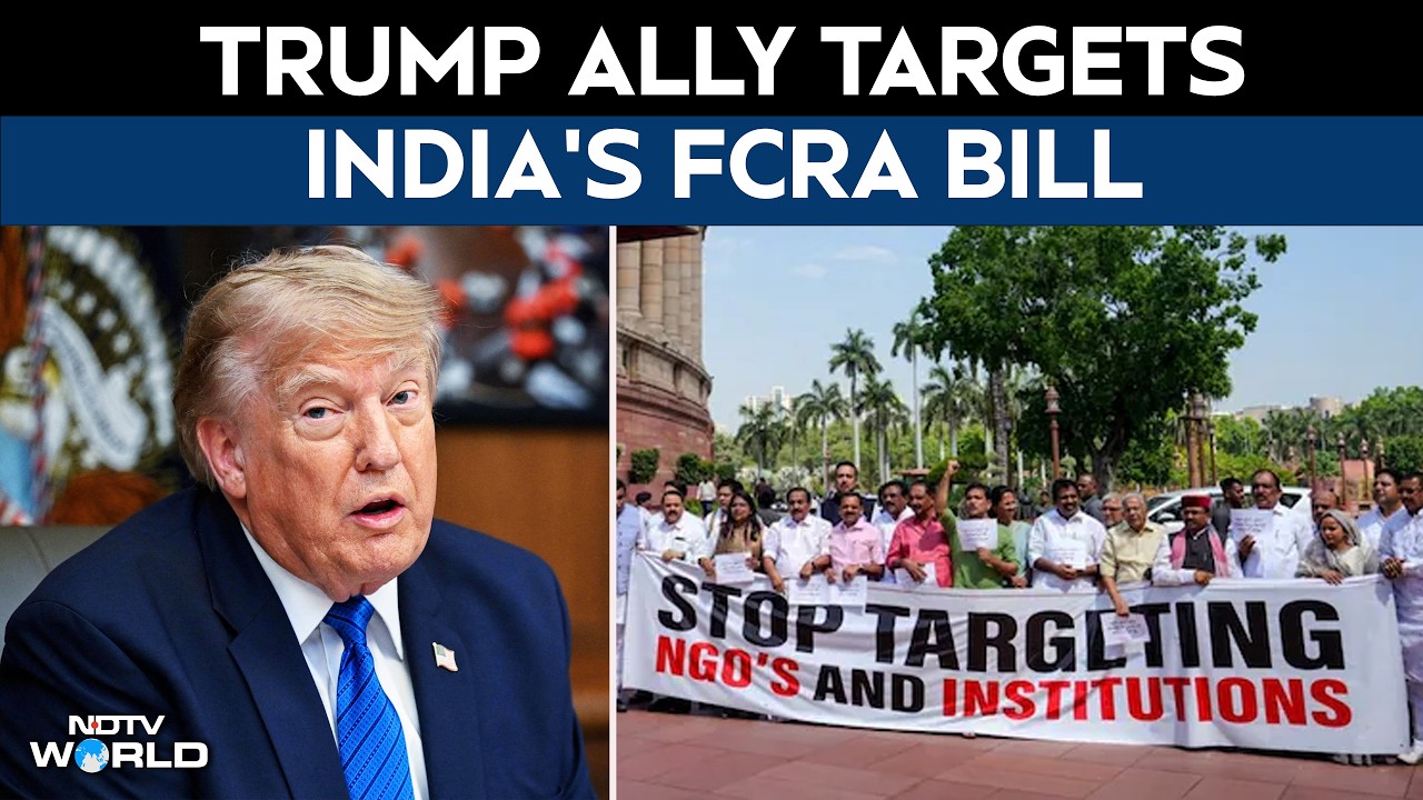 Donald Trump-Aligned US Lawmaker Criticises India's FCRA Bill, Warns Of Diplomatic Fallout