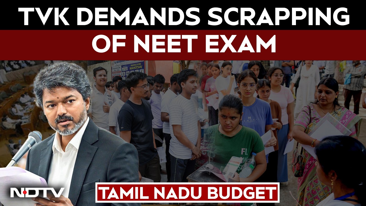 TVK Government Demands Centre Scrap NEET, Restore Class 12-Based Admissions