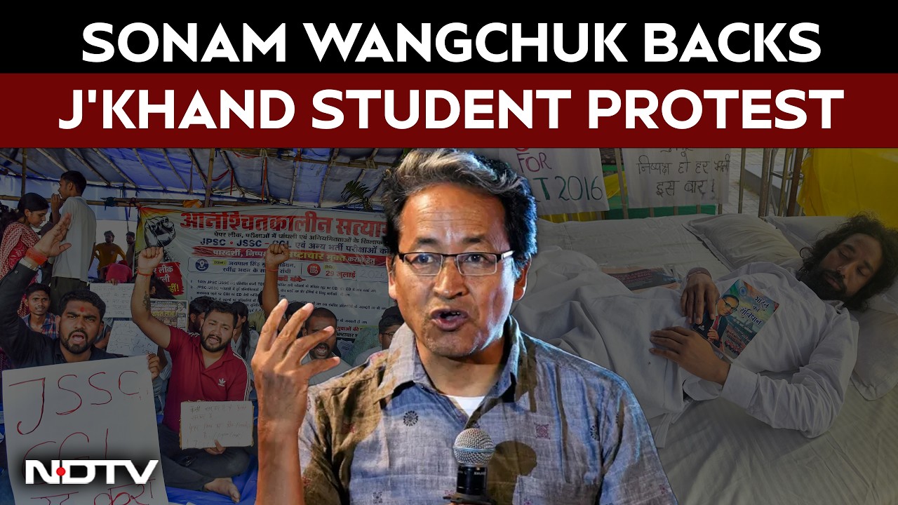 Sonam Wangchuk Extends Support As Jharkhand Student Protest Intensifies