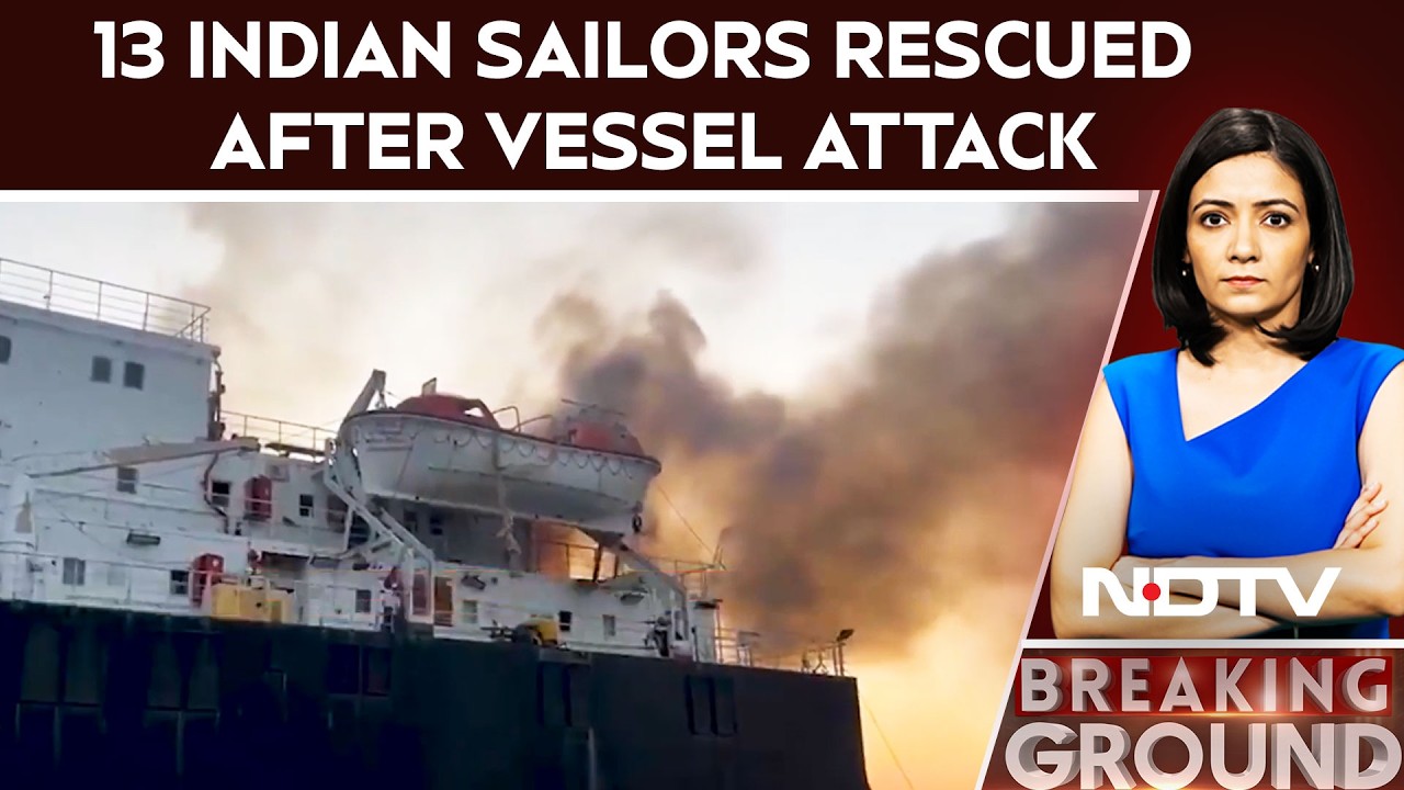 Cargo Vessel Sinks Near Yemen After Projectile Strike, All Indian Crew Members Rescued