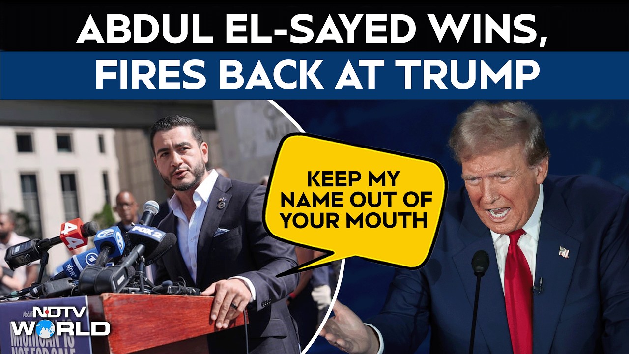 Abdul El-Sayed Targets Trump & His Allies After Winning Michigan Senate Primary