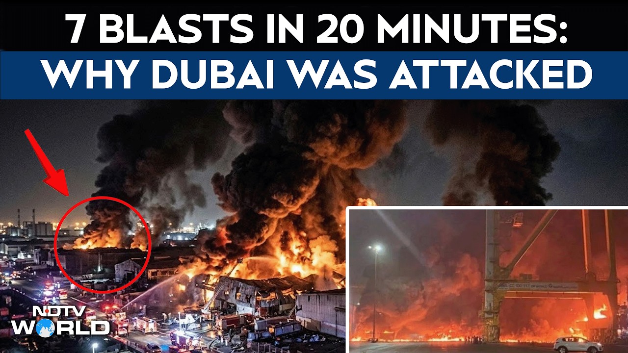 7 Blasts In 20 Minutes; Who Attacked Dubai's Jebel Ali Port , Yemen Houthis Or Iran?
