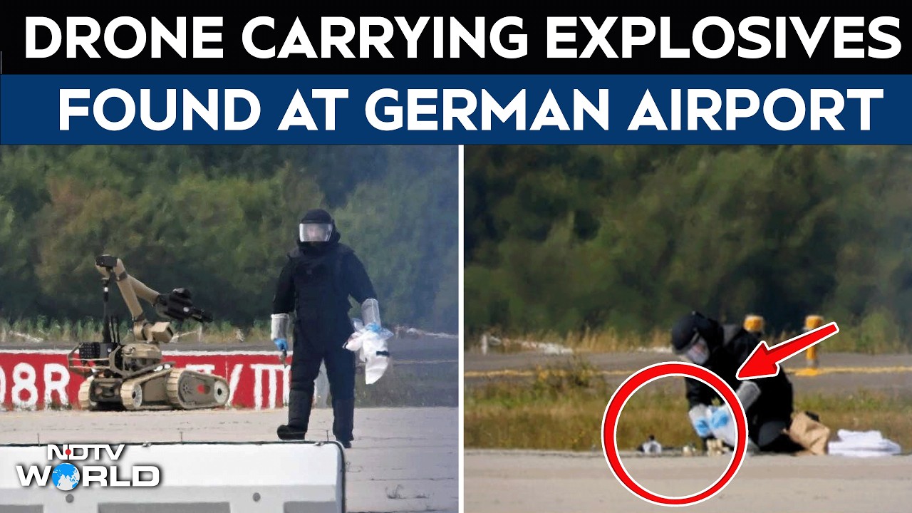 Germany News | Explosives-Laden Drone Found Near Ukrainian Aircraft At German Airport