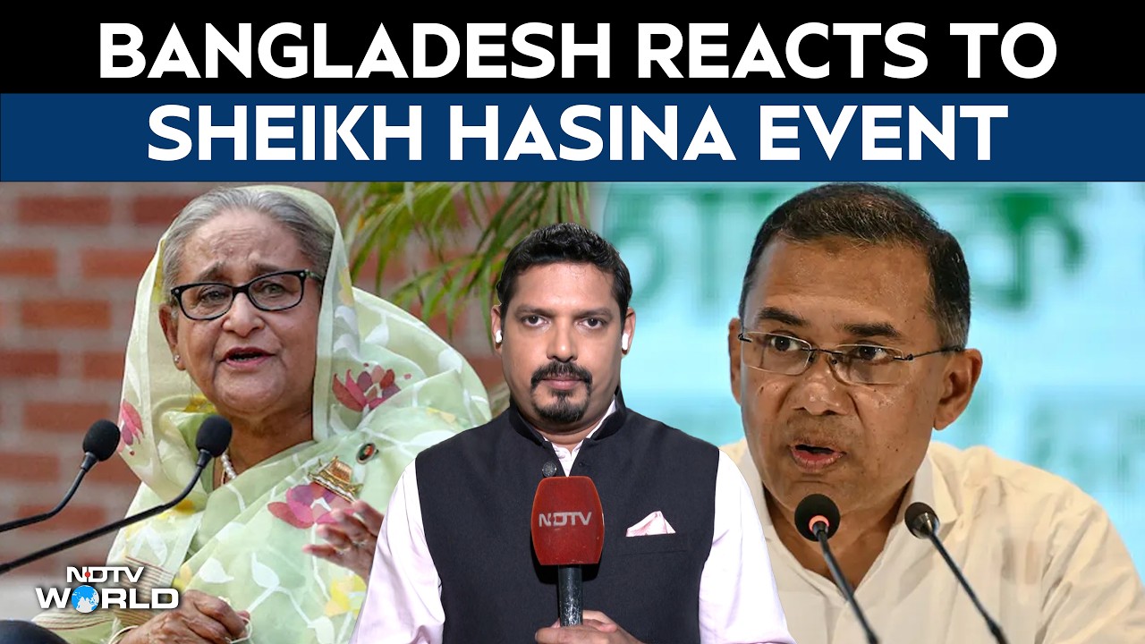 Sheikh Hasina News | Sheikh Hasina's Delhi Appearance Sparks Diplomatic Row With Bangladesh