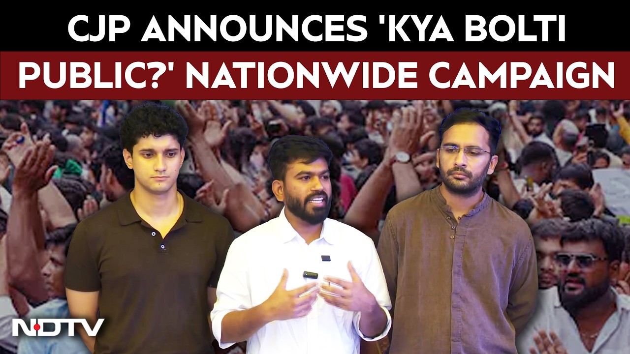 CJP Announces 'Kya Bolti Public?' Nationwide Campaign, Abhijit Dipke Unveils Action Plan