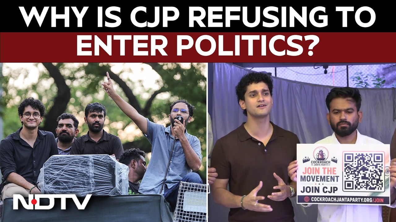 CJP Protest | Cockroach Janata Party Explains Why It Won't Enter Politics