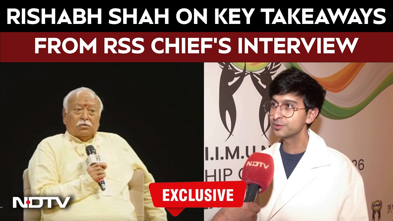 Rishabh Shan On RSS Chief Mohan Bhagwat's Big Takeaways From Gen Z Interaction