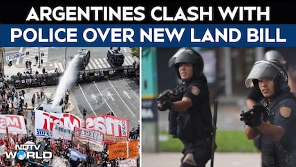 Protesters Clash With Police as Argentina Senate Debates New Land Property Bill