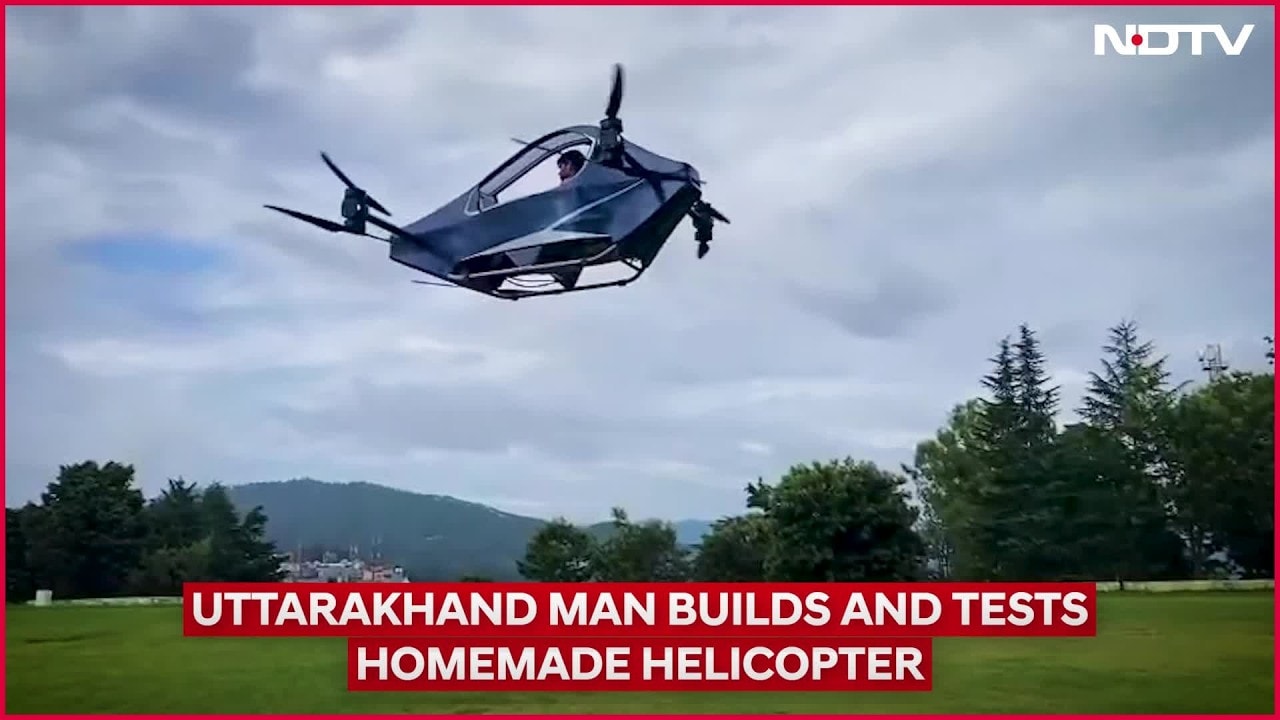 Uttarakhand Man Builds Electric Flying Car, Conducts Test Flight