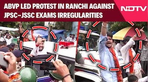 ABVP Led-Massive Outrage Against Jharkhand Govt Over JPSC-JSSC Exam Irregularities In Ranchi