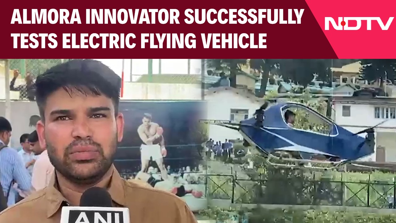 Almora Innovator Ravi Tamta Successfully Tests Prototype Of Electric Flying Vehicle, Hapida Skynex
