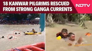 Kanwar Yatra | 18 Kanwar Pilgrims Rescued From Strong Currents