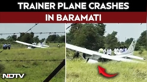 Trainer Aircraft Of Pvt Company Crashes Near Baramati Airstrip In Maharashtra