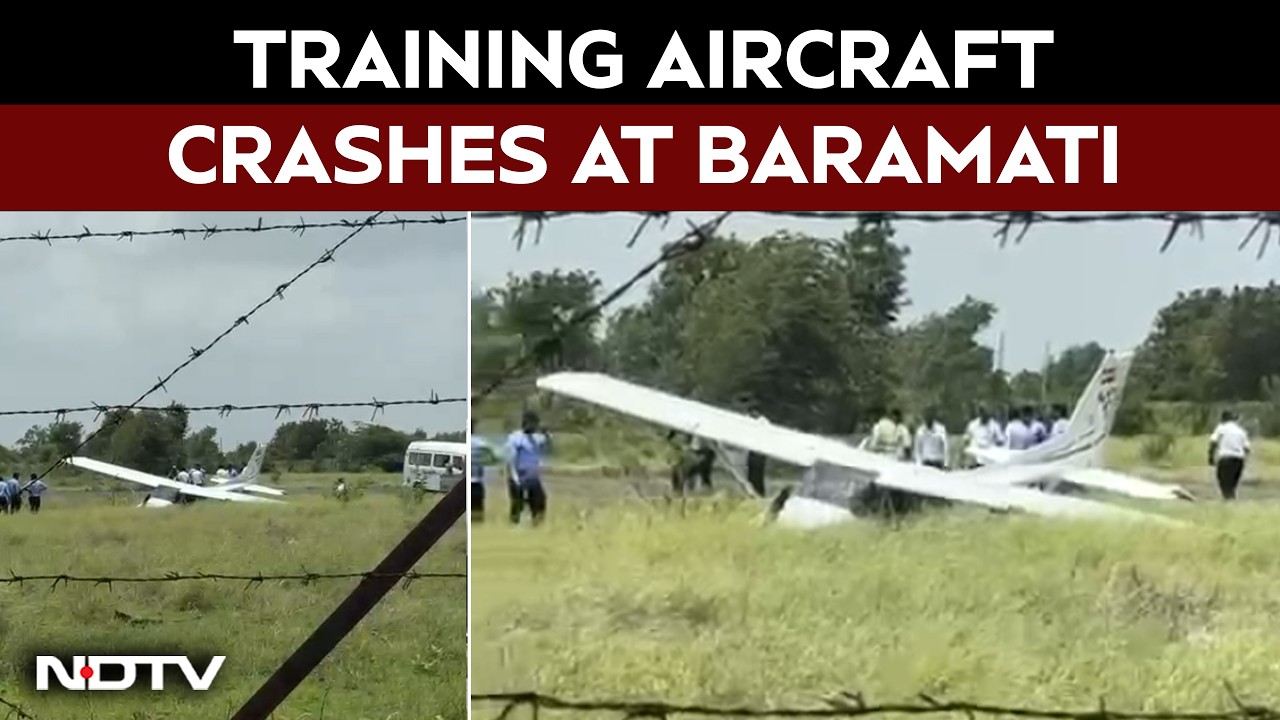 Aircraft Crashes In Baramati, 2nd Incident Since Ajit Pawar's Accident