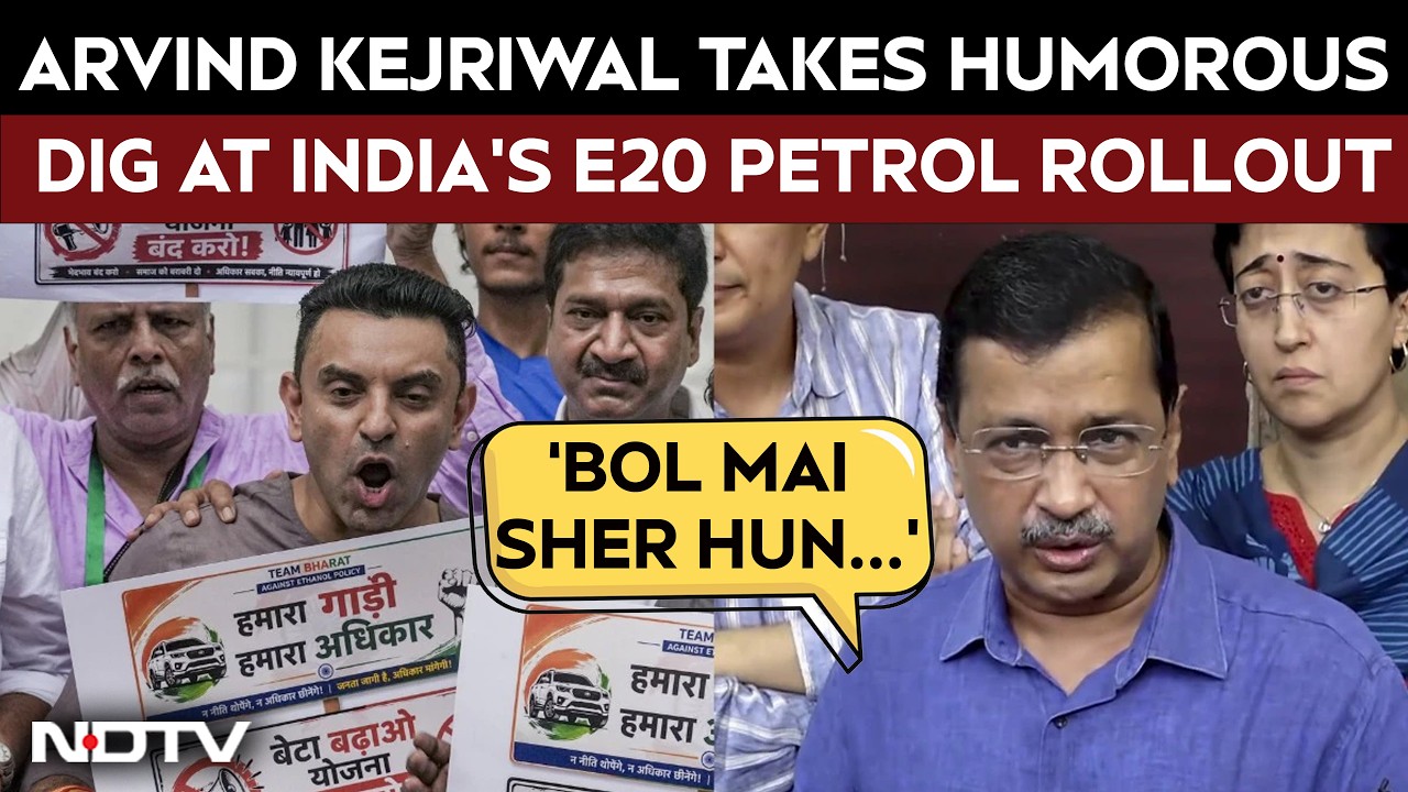 Arvind Kejriwal On E20 | Arvind Kejriwal Uses Humour To Question India’s E20 Petrol Rollout
