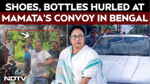Mamata Banerjee's Convoy Attacked In Bengal; Shoes, Bottles Hurled
