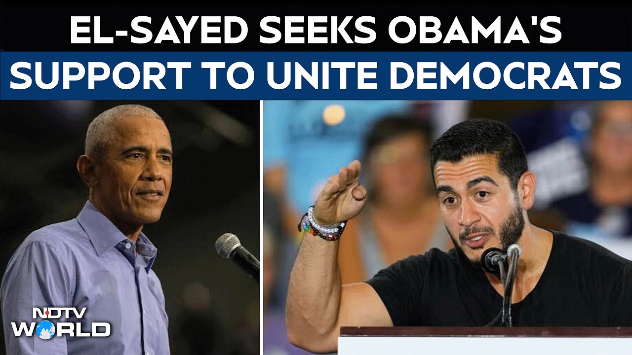 Abdul El-Sayed Speaks With Obama As Michigan Democrats Seek Unity