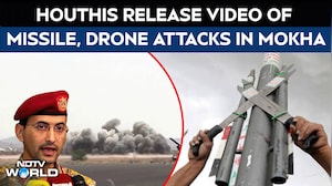 Yemen Houthis Release Video Of Missile, Drone Attacks In Saudi-Backed Mokha