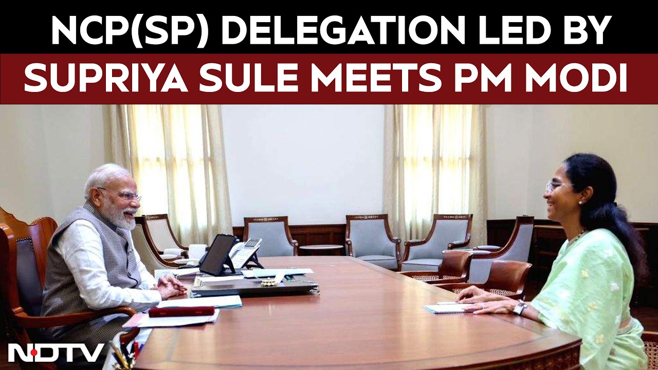 NCP(SP) Delegation Led By Supriya Sule Meets PM Modi