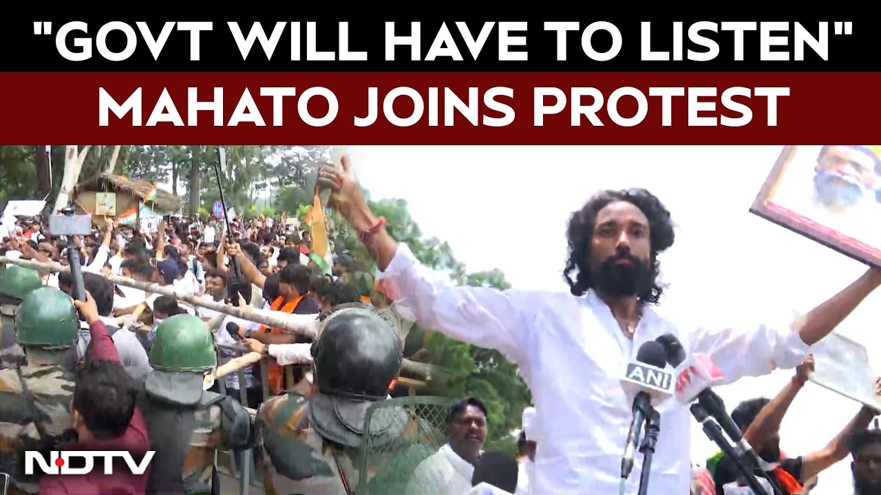 Hunger-Striking Activist Devendra Mahto Joins Jharkhand Assembly Protest March