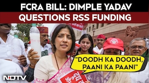Dimple Yadav Questions RSS Registration, Funding Amid FCRA Bill Debate