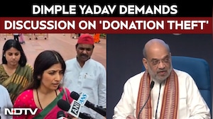 Dimple Yadav Demands Amit Shah&rsquo;s Statement On Student Protest, Temple Donation Row