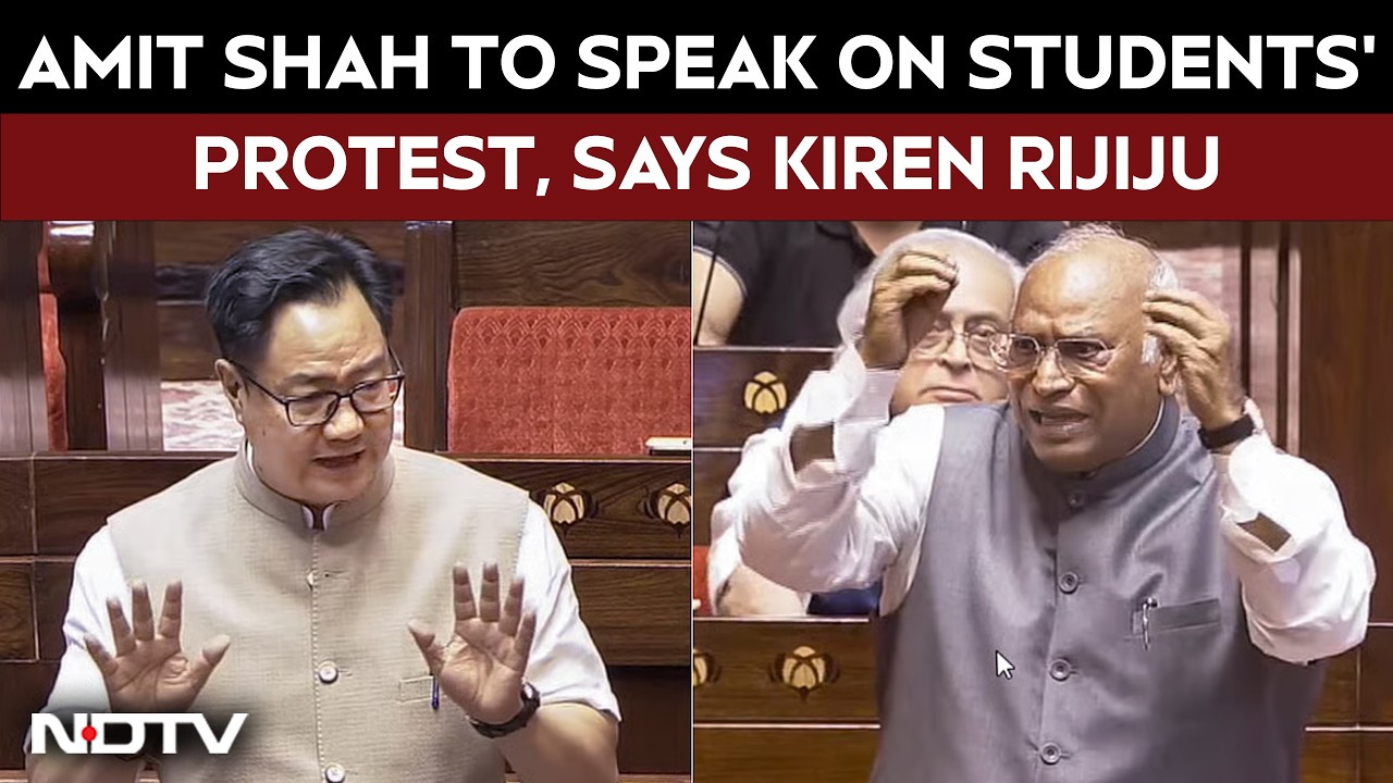 NEET Student Protest Row: Rijiju Says Govt Ready For Debate, Urges Opposition To Allow Discussion