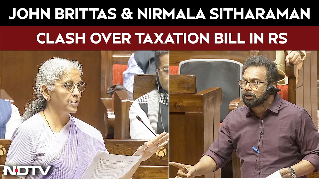 Sitharaman Vs Brittas: Heated Rajya Sabha Face-Off Over Taxation Amendment Bill | Monsoon Session