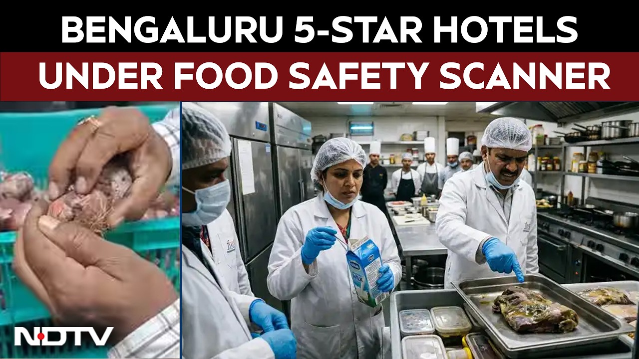 Karnataka News | Bengaluru 5-Star Hotels Under Food Safety Scanner: Rotten Meat, Expired Food Seized