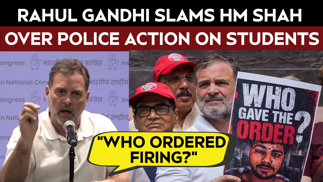Rahul Gandhi Speech | Rahul Gandhi Challenges Amit Shah Over Delhi Police Action On Students