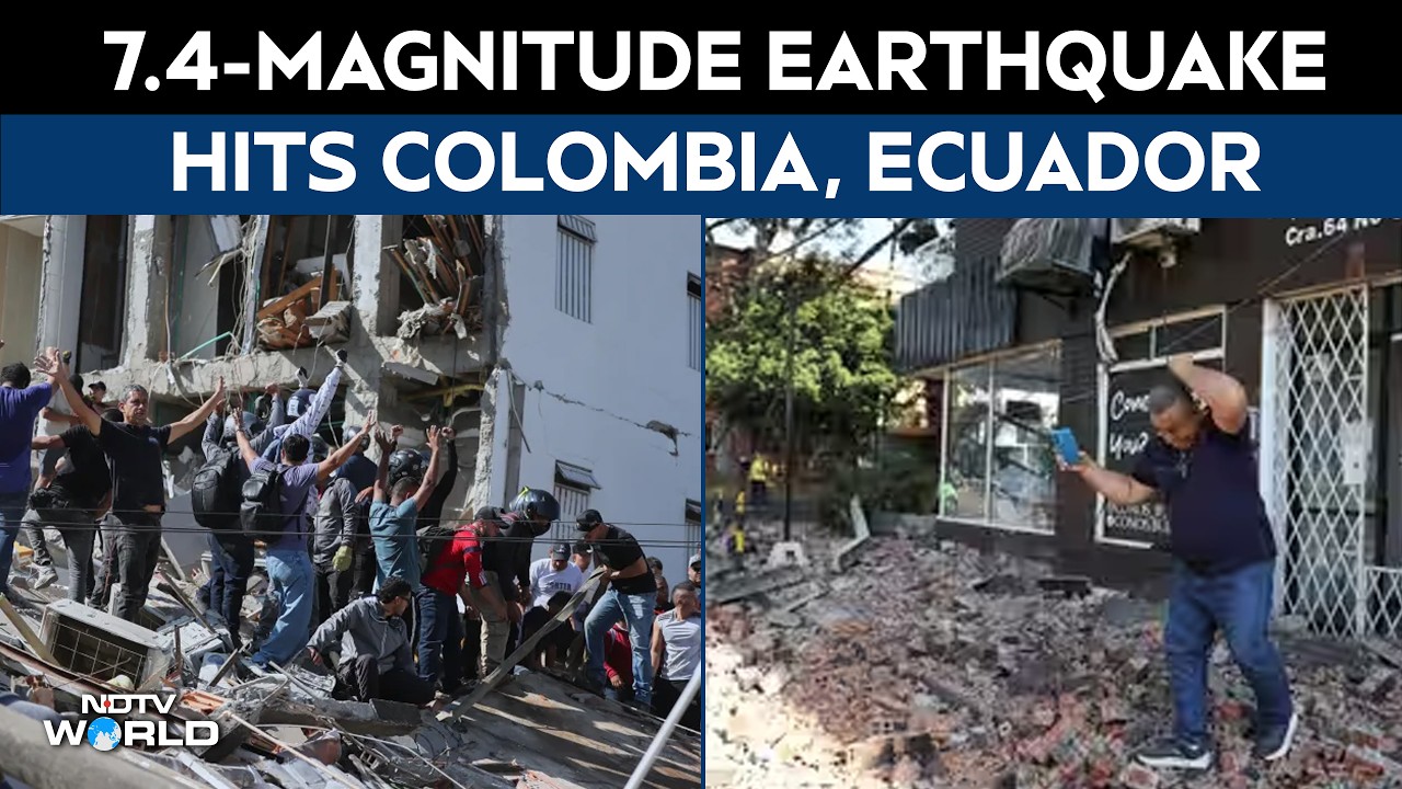 Colombia Earthquake | 7.4-Magnitude Earthquake Hits Colombia, Ecuador; 47 Killed, Buildings Collapse