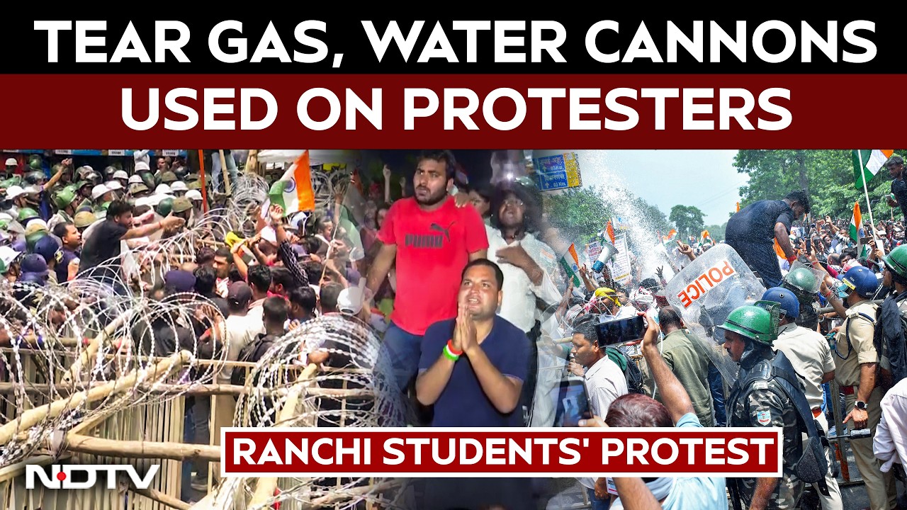 Jharkhand Student Protest: Peace March Turns Chaotic Amid Police Action