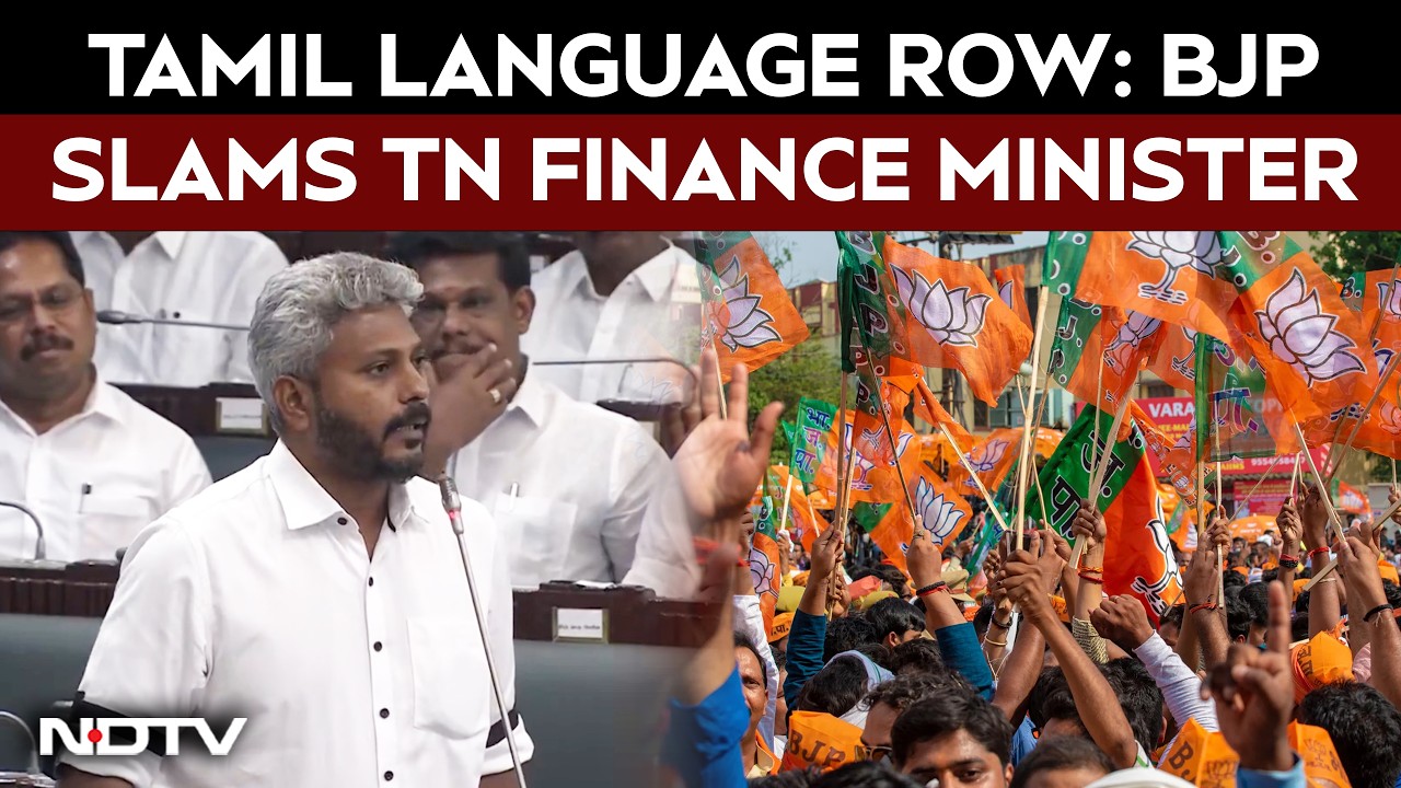 Tamil Language Row Escalates As BJP Demands Apology From TN Minister