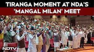 PM Modi, Amit Shah And NDA Leaders Wave Tiranga At Weekly Parliamentary Party Meeting