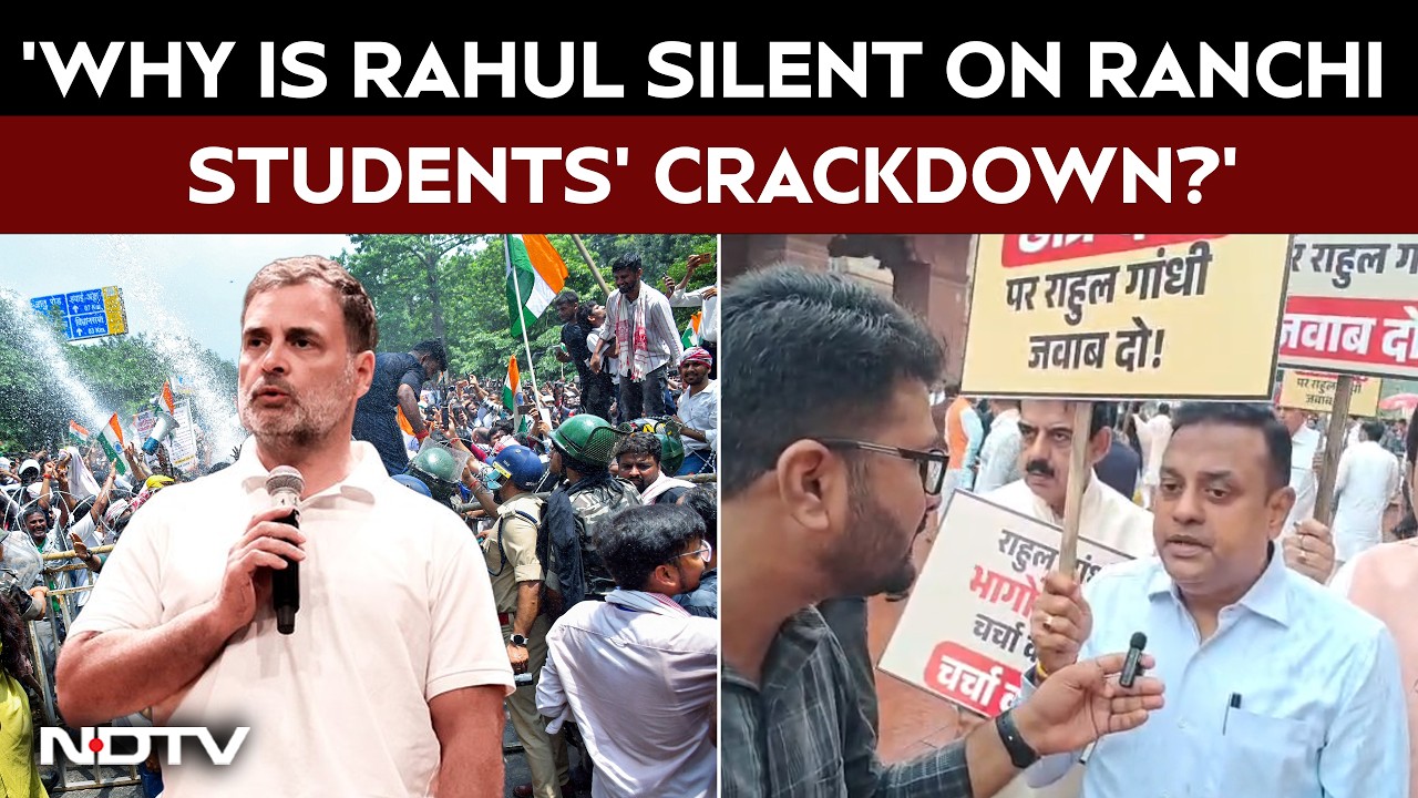 Rahul Gandhi Vs BJP | Sambit Patra Targets Rahul Gandhi Over Jharkhand Student Crackdown